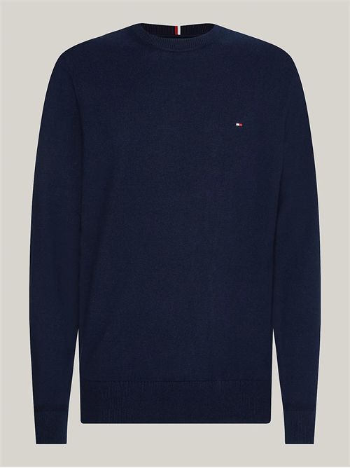 pullover uomo blu TOMMY HILFIGER | MW0MW28046DW5